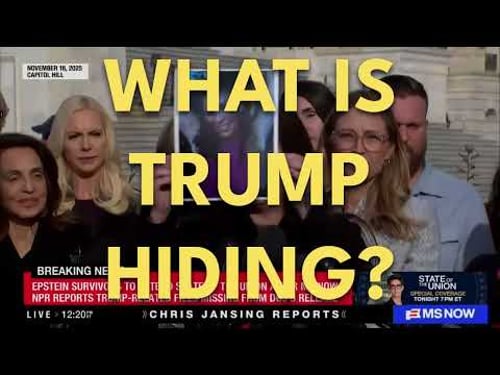 MS NOW: Slotkin asks what is Trump hiding?