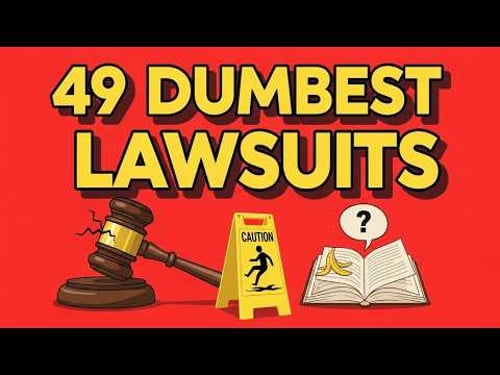 49 Most RIDICULOUS Lawsuits Filed in the US