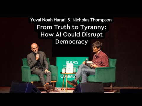 How is disruptive technology rewiring the world? | Nicholas Thompson and Yuval Noah Harari
