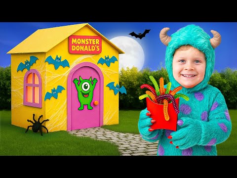 Funny Monster Café - Kids Save Halloween Night!