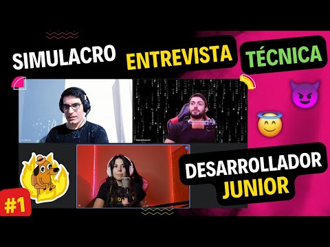 🤩 SIMULACRO de ENTREVISTA TÉCNICA para DESARROLLADOR JUNIOR 💻