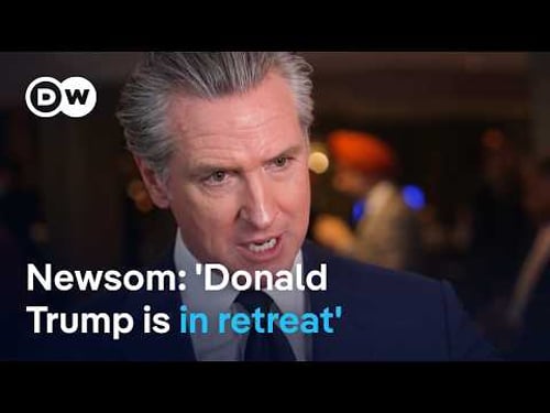 California governor Gavin Newsom: Donald Trump is "increasingly weak" | DW News