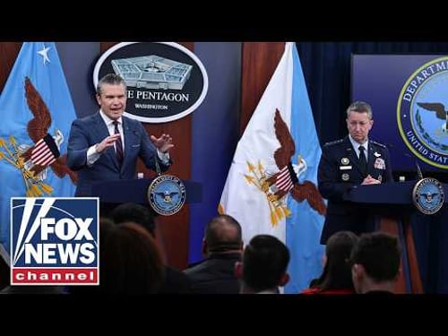 'THIS IS DIFFERENT: Sec. Hegseth, Gen. Caine reveal LATEST on Iran operations