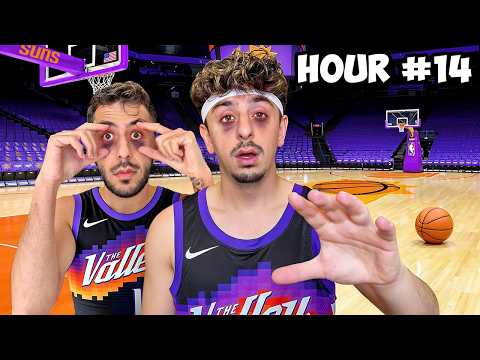 I Survived 24 Hours in an Actual NBA Arena!