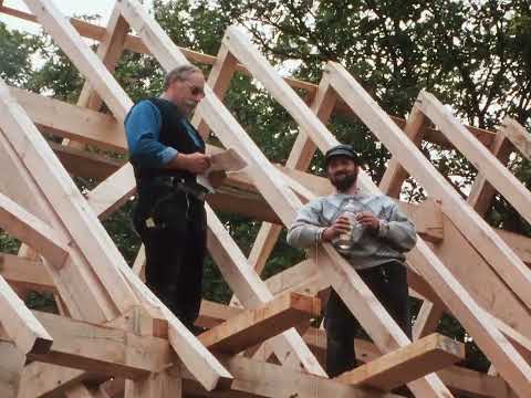 Fach-Werk. Bau der Scheune in Oberbreisig