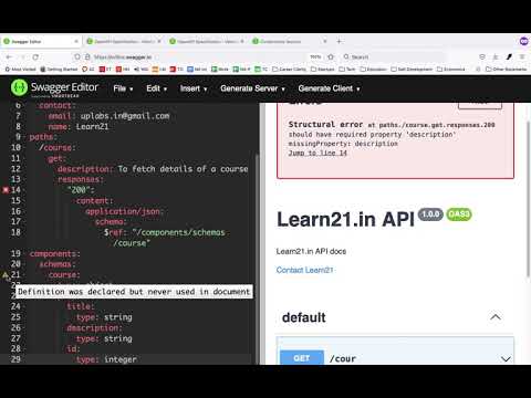 Openapi 3.0 / Swagger editor tutorial for beginners | Working demo | Simple explanation