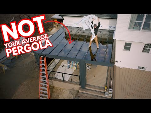 This Is NOT Your Average Pergola - Polycarbonate Roof and Trim