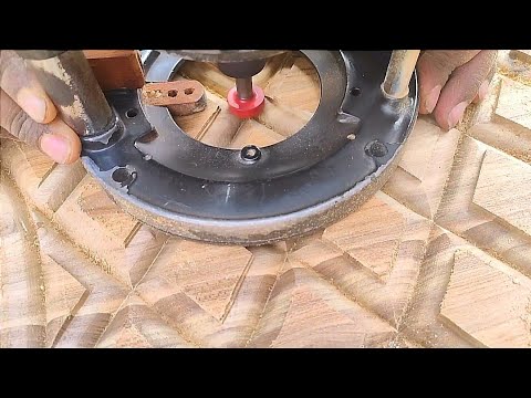 The best router balancing skills || new wood carving ideas by pvj wood carving.