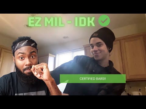 Ez Mil - idk | BARRAGE OF BARS! | BEST REACTION!!!