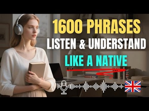 Understand Native English Easily with 1600 Key Phrases ✅