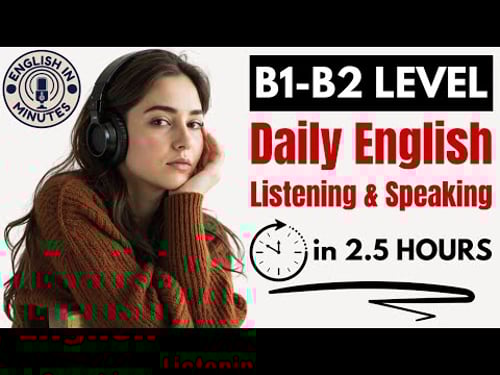 Daily English Listening & Speaking Masterclass | B1 & B2 English Fluency Practice | English Podcast