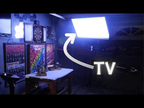 Convert a broken LCD TV into a great shop or studio light for about $40 bucks!