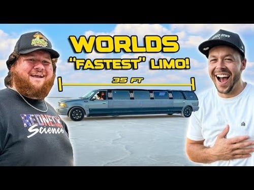 Westen Champlin & I set FASTEST RECORD In Limo