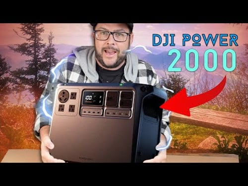DJI Power 2000: Super Powerful & But Quiet. Power a LOT of gear off GRID!