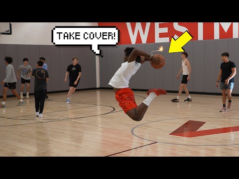 Exploding Basketball Prank!
