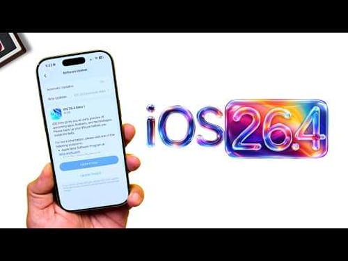iOS 26.4 Beta 1 😬 Big Hype, Small Update? No Siri + Gemini Integration!