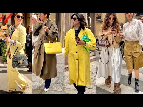 SPRING 2025 OUTFITS 🌟SPOTTED IN MILAN & ITALIAN STREET STYLE INSPIRATION #vanityfair