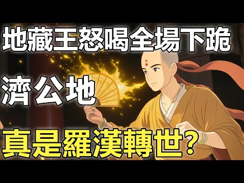 濟公圓寂魂入地府,地藏王怒喝全場下跪!誰敢動他?妳們可知他真身是誰【輪回|因果|佛學】