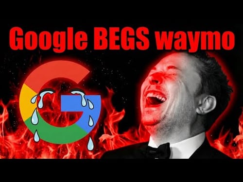 Google Panics Over Waymo Cash as Tesla Robotaxi Wins