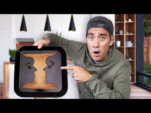 Can you spot all the Optical Illusions? ( Created with a pancake printer)