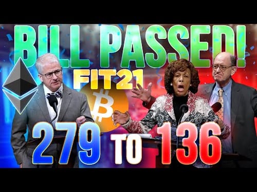 Crypto Bill Passes U.S. House With Majority Vote!🚨FIT21 Major Win!!🎉