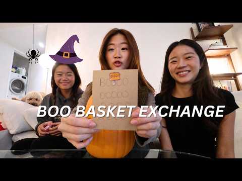 BOO BASKET EXCHANGE W/ MY SISTERS lol