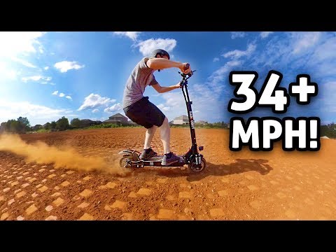 My Fastest Electric Scooter Yet! 34+ MPH Nanrobot D4+