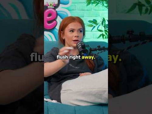 SHE DIDN’T CLOG THE TOILET!