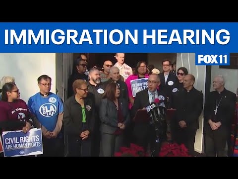 Hearing held over immigration raids | FOX 11 LA