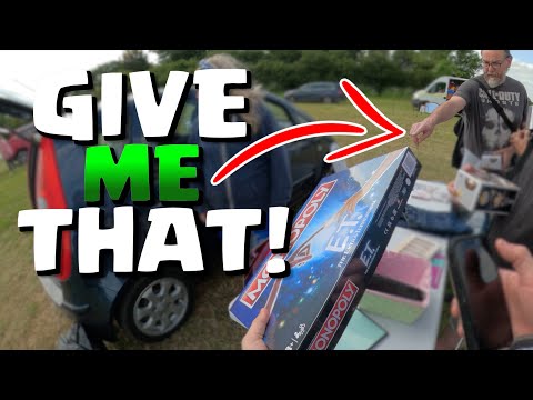 ANGRY! MAN DEMANDS MY ITEM - Car Boot Hunting.. #carboot #ebay
