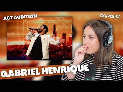 GABRIEL HENRIQUE - AGT Audition 2023 | Vocal Coach Reaction (& Analysis) | Jennifer Glatzhofer