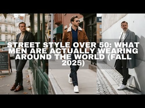 Street Style Over 50: What Men Are ACTUALLY Wearing Around The World (Fall 2025)