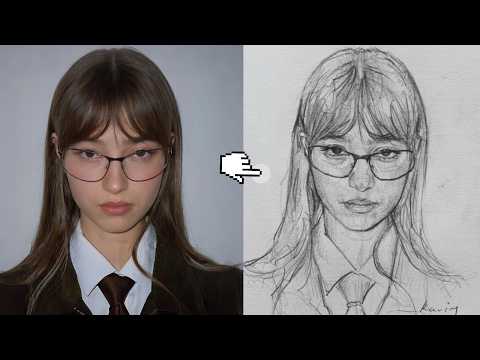 Learn FACE DRAWING in 9 Minutes with LOOMIS METHOD!!