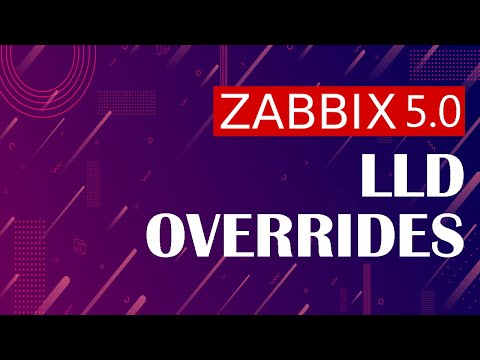 Zabbix - Low Level Discovery - LLD Overrides
