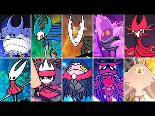 HOLLOW KNIGHT - All Bosses (No Damage)