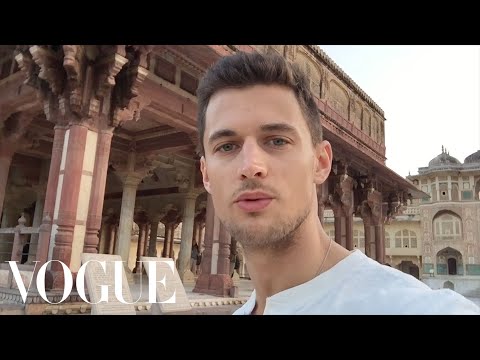 Male Model Garrett Neff Travels the World in 3 Minutes | Vogue
