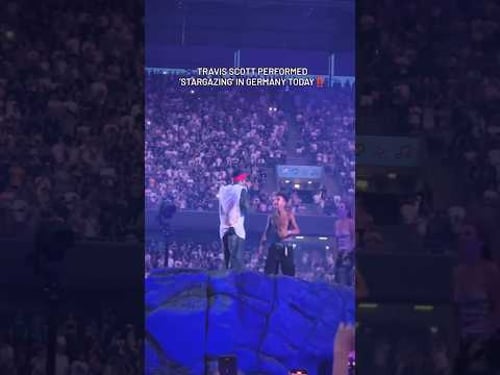 Love seeing the moments with fans on stage π #travisscott