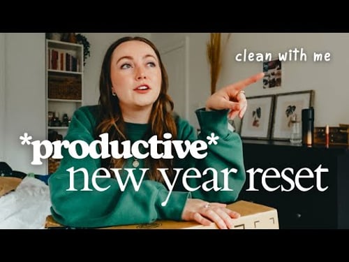CLEAN & RESET WITH ME! 🌿 getting my life together | Glow Up Series 2025