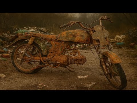 Restoration Abandoned HONDA CD50 Motorcycle 1970s - Restores Old Classic Motorcycle Back to New