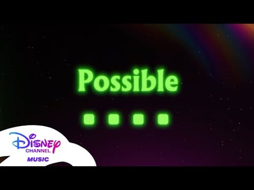 "Possible" Official Karaoke w/ Lyrics From ZOMBIES 4: Dawn of the Vampires! 🎤💚 | @disneychannelmusic