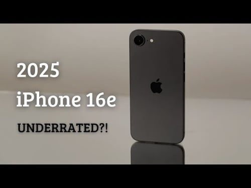 The iPhone 16e is WORTH IT... | Description + Review |