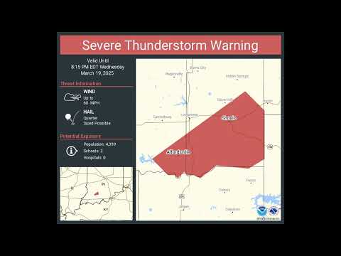 Storm Alerts From Last Night (March 19, 2025)