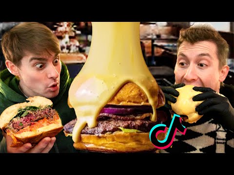 Two Brits try the Cheesiest Burger in Paris!