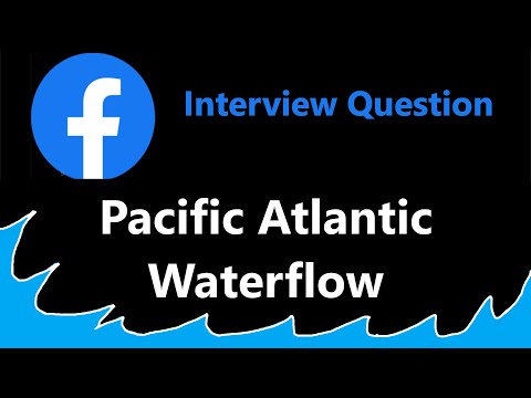 Pacific Atlantic Water Flow - Leetcode 417 - Python
