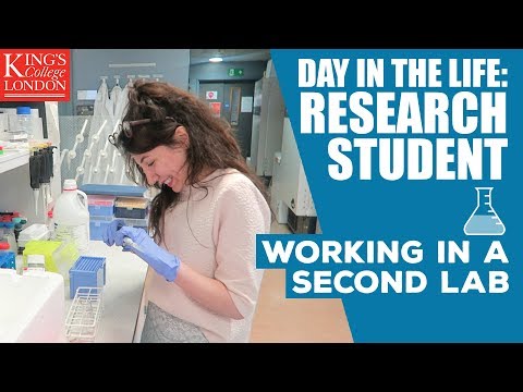 Day in the Life of a Cancer Research Master's Student | King's College London | Atousa Vlogs