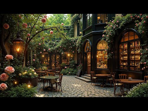 Elegant Jazz Music & Rose Garden Ambience - Relaxing Instrumental Jazz for Work, Study & Deep Focus