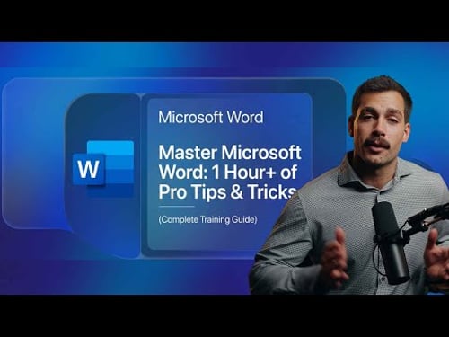 Master Microsoft Word 1 Hour+ Pro Tips & Tricks(Complete Training Guide) | MS Word Pro Tips & Tricks