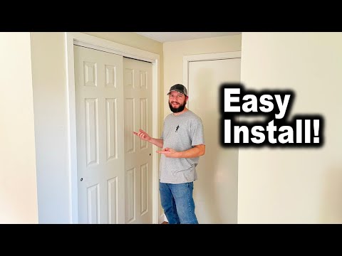 How to Install Sliding Bypass Closet Doors | Every Step in Detail!