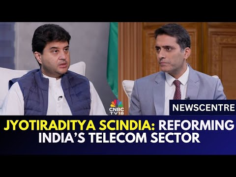 Jyotiraditya Scindia Interview: DoT Awaits Vodafone AGR Request | Spoof Calls Down 97% & More | 4K