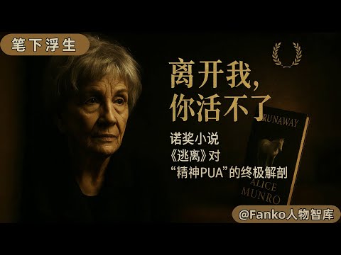 诺奖作家撕开的“致命关系”:一句话“离开我,你活不了”,为何能囚禁你一生?(#艾丽丝门罗 #逃离 #亲密关系 #精神控制 #煤气灯效应 #PUA心理学 #读书 #女性成长 #原生家庭 #好书推荐)